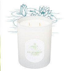 RAINFOREST PALMS - LINNEA Two Wick Candle