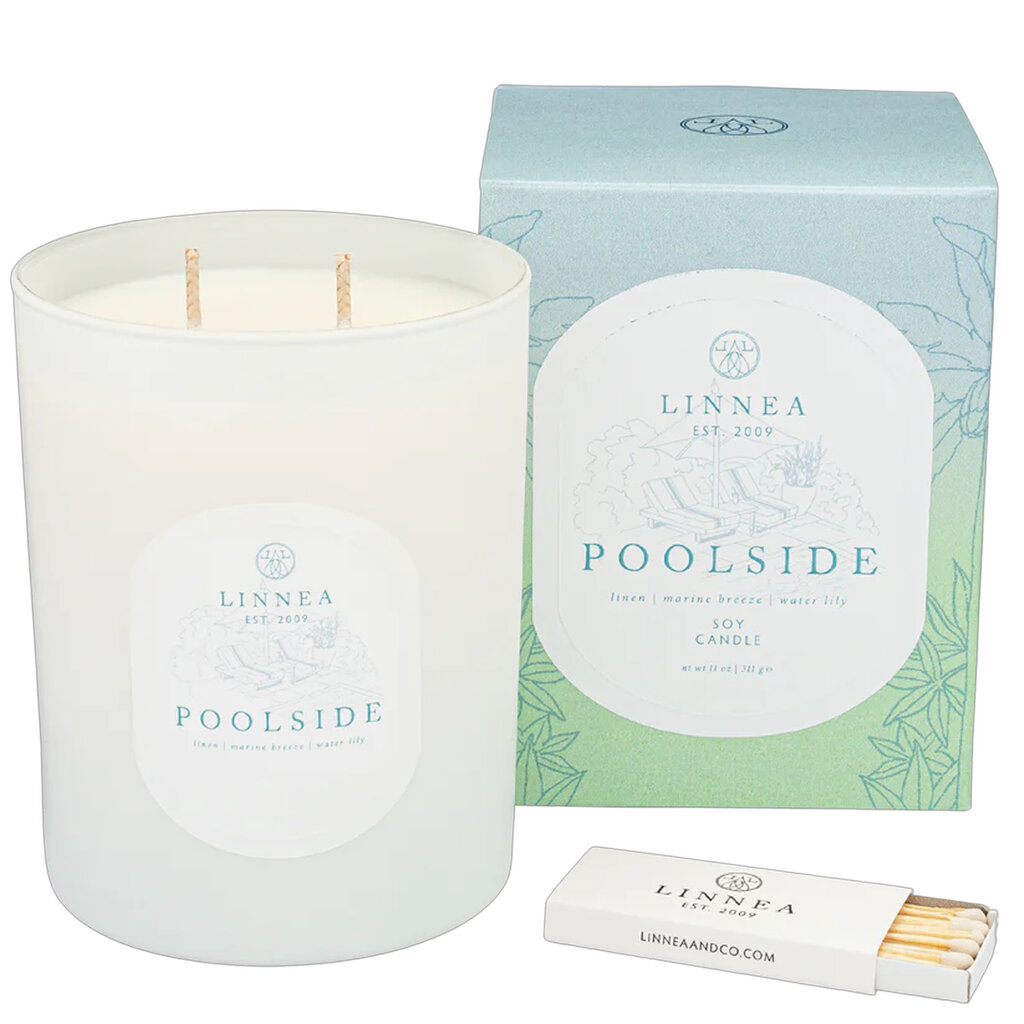 POOLSIDE - LINNEA Two Wick Candle