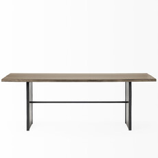 JENSEN LIVE EDGE DINING TABLE 84"