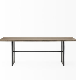 JENSEN LIVE EDGE DINING TABLE 84"