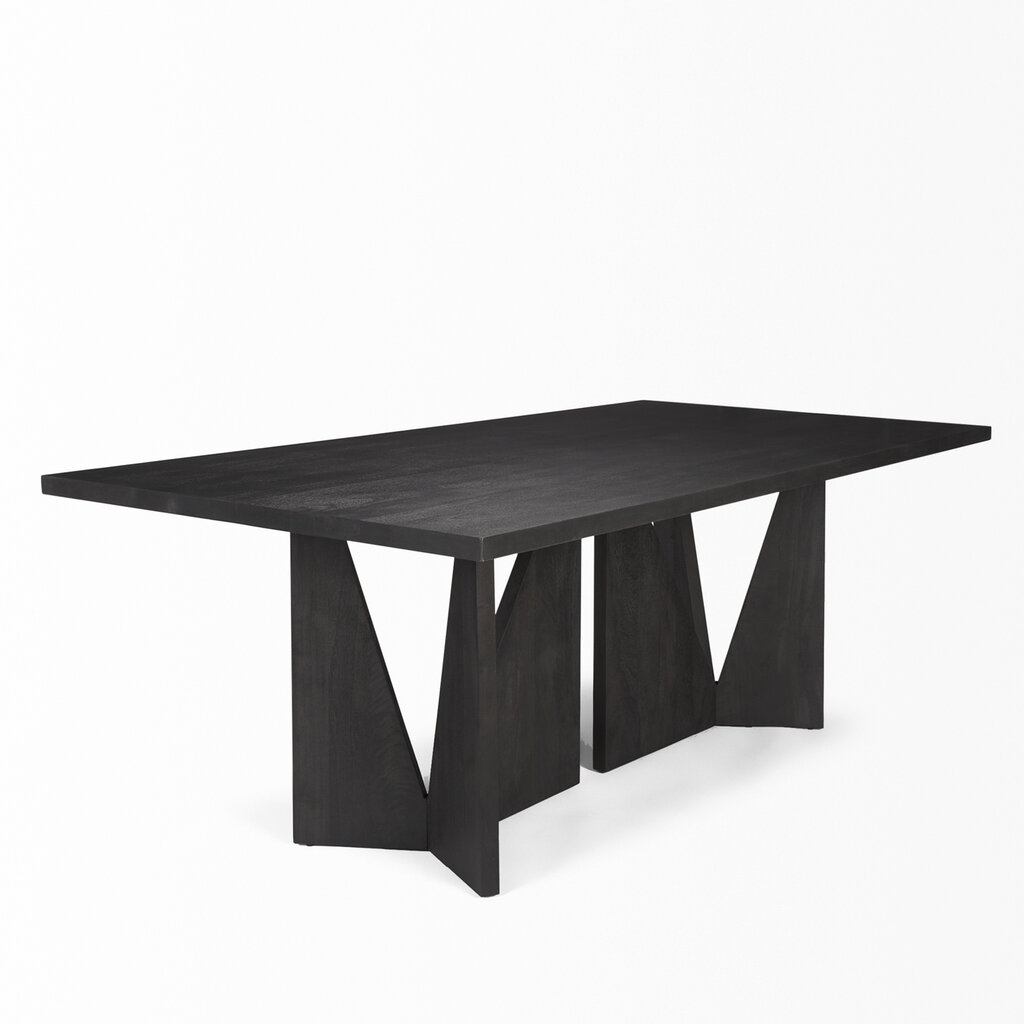 ETIQUETTE DINING TABLE 84" BLACK