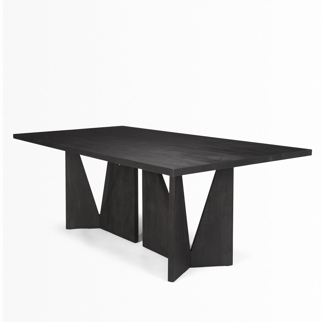 ETIQUETTE DINING TABLE 84" BLACK