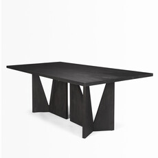ETIQUETTE DINING TABLE 84" BLACK