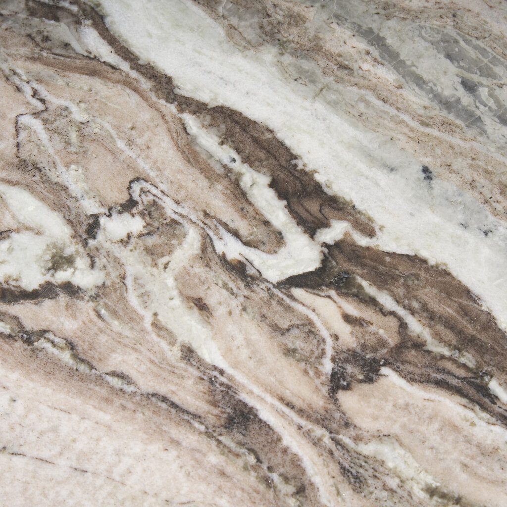 HUGO DINING TABLE ROUND 54" MARBLE BROWN PINK GREY