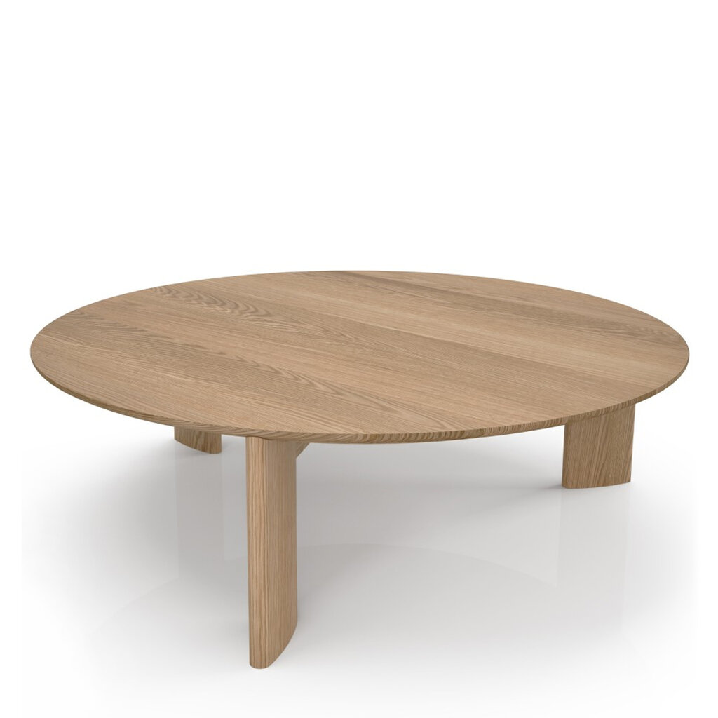 ZIGGY COFFEE TABLE OAK ROUND 46" By HUPPE