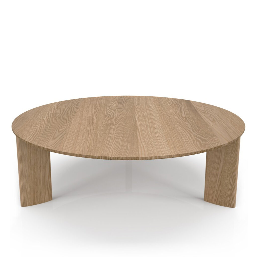 ZIGGY COFFEE TABLE OAK ROUND 46" By HUPPE