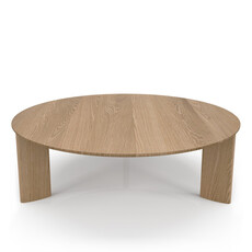 ZIGGY COFFEE TABLE OAK ROUND 46" By HUPPE