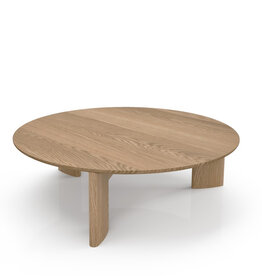ZIGGY COFFEE TABLE OAK ROUND 36" By HUPPE