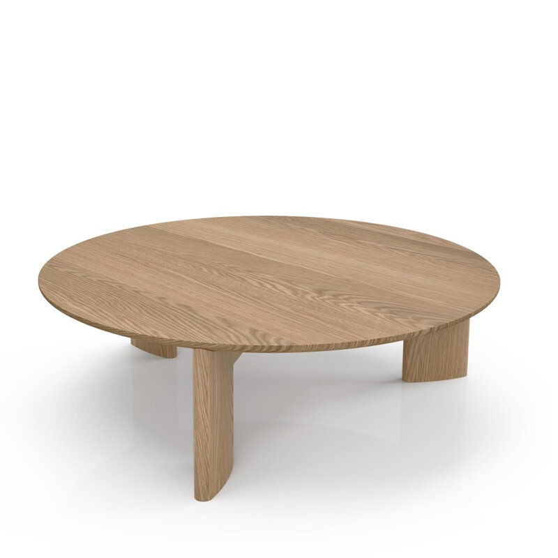 ZIGGY COFFEE TABLE OAK ROUND 36" By HUPPE