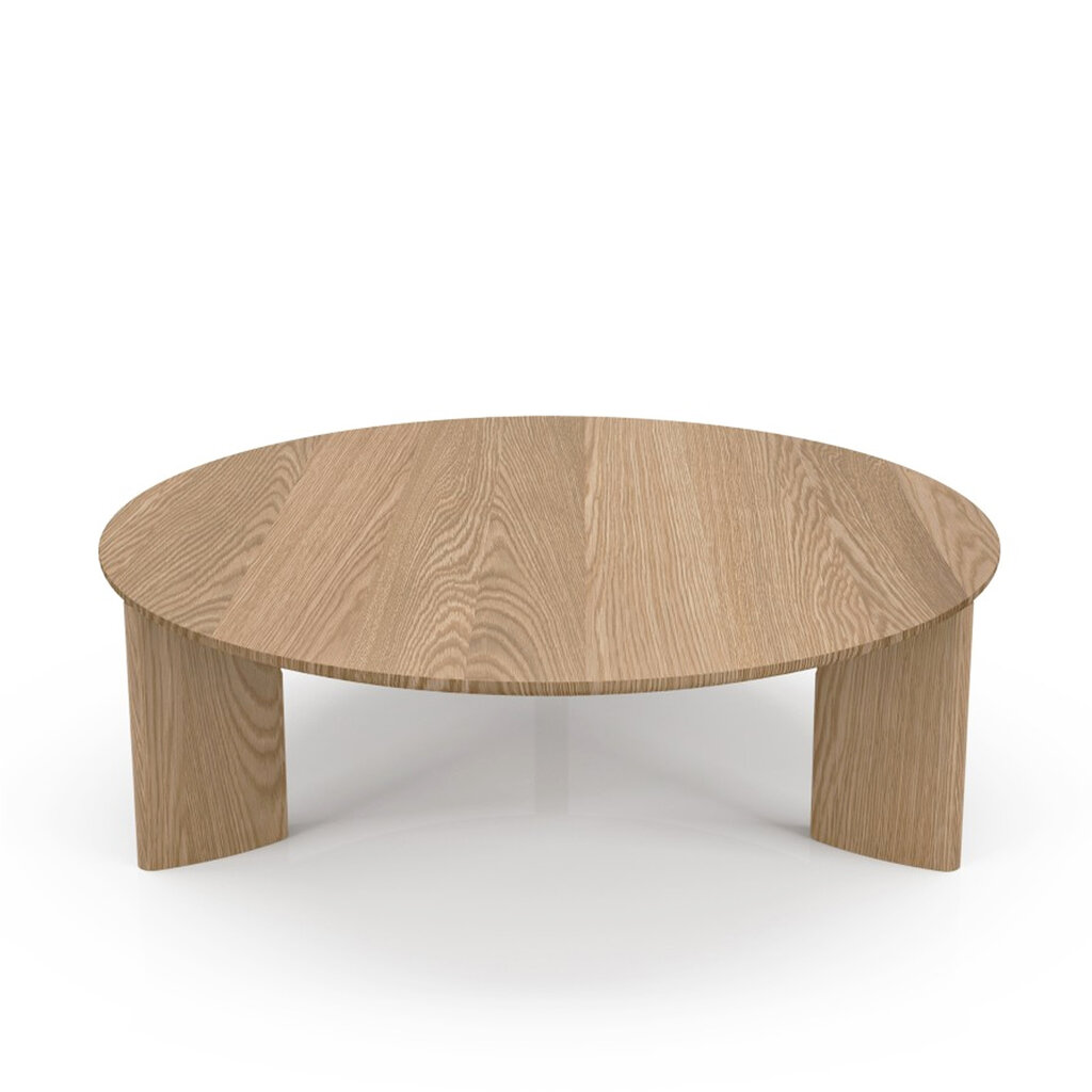 ZIGGY COFFEE TABLE OAK ROUND 36" By HUPPE