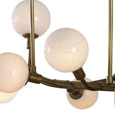 ESMERELDA 14 LIGHT CHANDELIER DARK BRASS