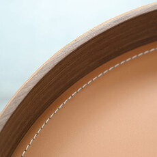 FOTO 2-DRAWER NIGHTSTAND LEATHER TAN