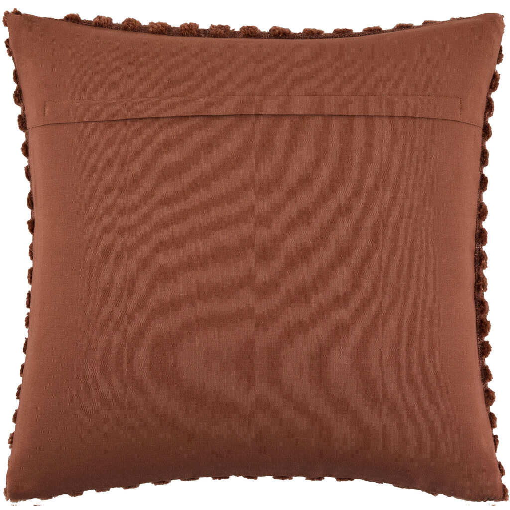 CHECKED DOWN FILLED PILLOW 20" BRICK RED