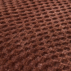 CHECKED DOWN FILLED PILLOW 20" BRICK RED