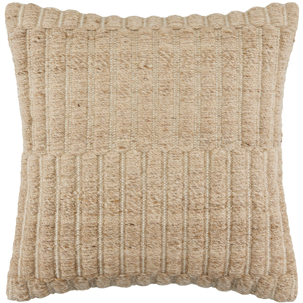 LADDER DOWN FILLED PILLOW 18" TAN