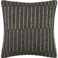 LADDER DOWN FILLED PILLOW 18" CHARCOAL