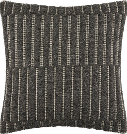 LADDER DOWN FILLED PILLOW 18" CHARCOAL