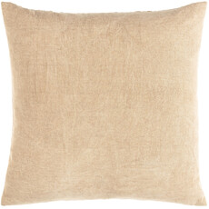WASHED WAFFLE DOWN FILLED PILLOW 20" TAN
