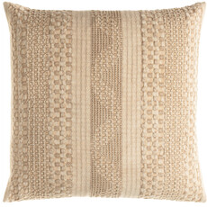 WASHED WAFFLE DOWN FILLED PILLOW 20" TAN