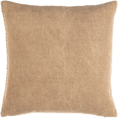 WASHED WEAVE DOWN FILLED PILLOW 20" TAN