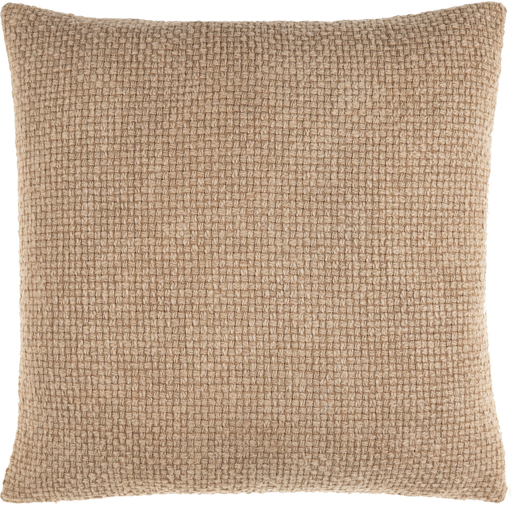 WASHED WEAVE DOWN FILLED PILLOW 20" TAN