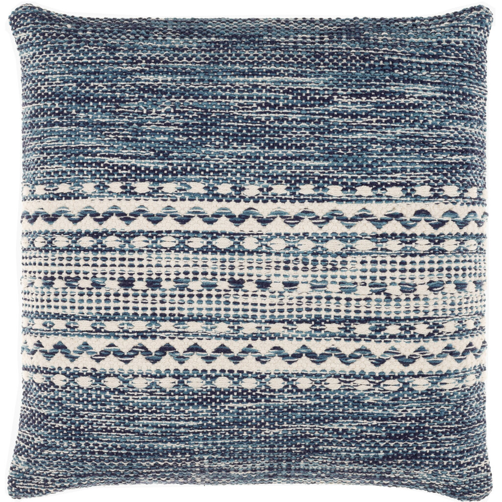 CENTENNIAL DOWN FILLED PILLOW 20" BLUE NATURAL