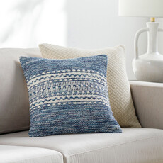 CENTENNIAL DOWN FILLED PILLOW 20" BLUE NATURAL