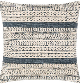 MARSHALL DOWN FILLED PILLOW 22"X22" BLUE NATURAL
