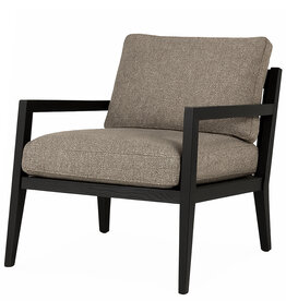 KARETTA ARMCHAIR FEATHER SOFT BLACK By Furninova Sweden