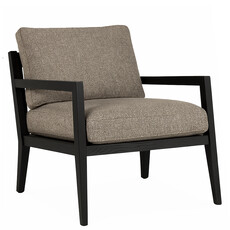 KARETTA ARMCHAIR FEATHER SOFT BLACK By Furninova Sweden