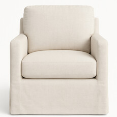 RHODES SLIP COVERED CHAIR