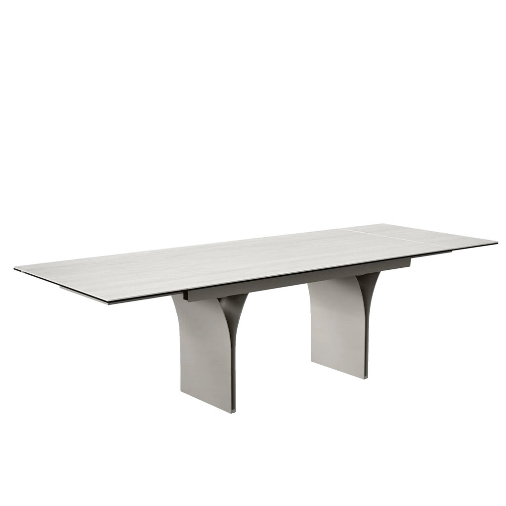 MADEIRA CERAMIC EXTENSION DINING TABLE 71" TO 103"