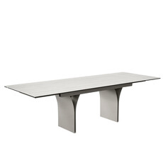 MADEIRA CERAMIC EXTENSION DINING TABLE 71" TO 103"