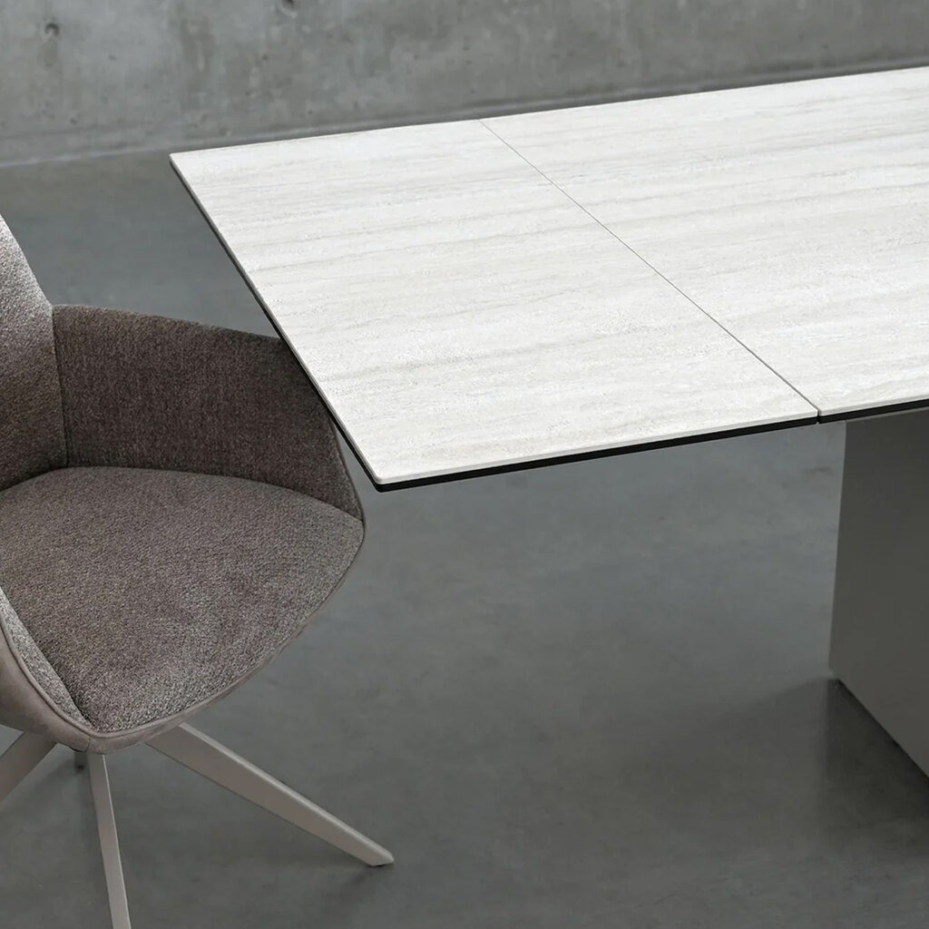 MADEIRA CERAMIC EXTENSION DINING TABLE 71" TO 103"