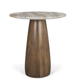 HUGO COUNTER TABLE ROUND 32" MARBLE