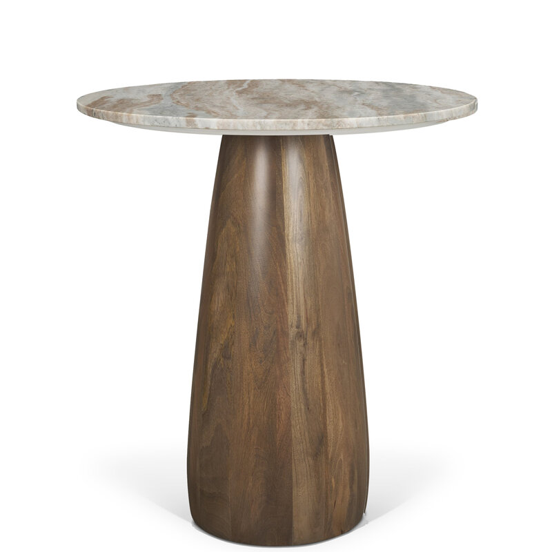 HUGO COUNTER TABLE ROUND 32" MARBLE