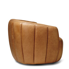 MADEIRA SWIVEL CHAIR LEATHER COGNAC