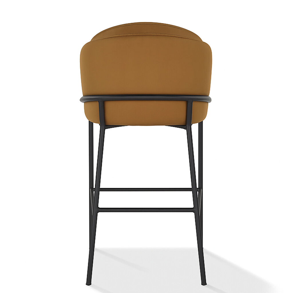 SOLANA COUNTER STOOL VELVET COGNAC