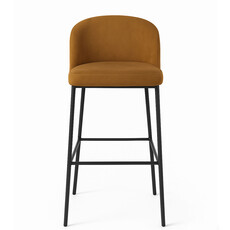 SOLANA COUNTER STOOL VELVET COGNAC