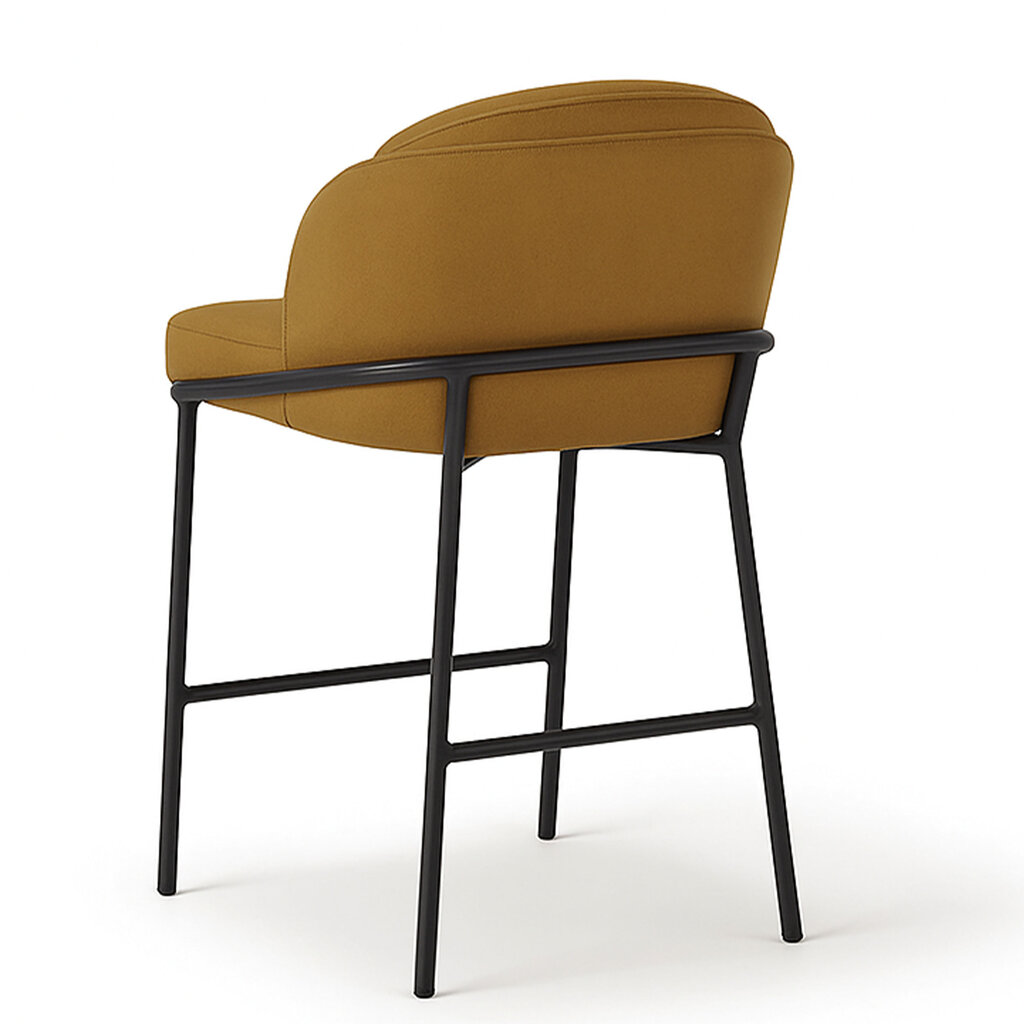 SOLANA COUNTER STOOL VELVET COGNAC
