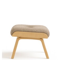 TIME OUT FOOTSTOOL FIXED WOODEN LEG