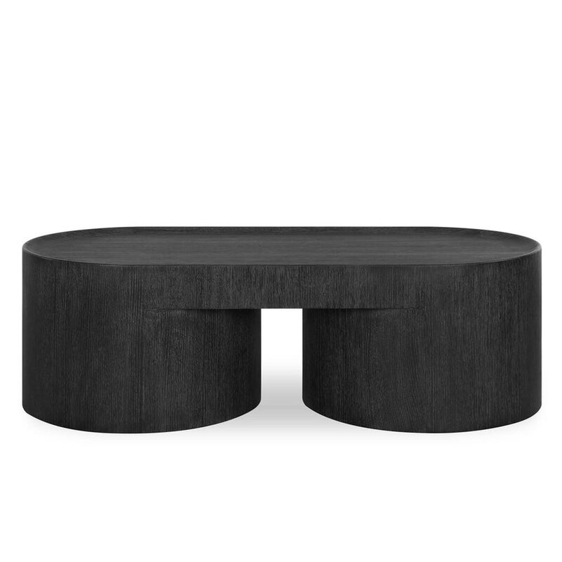 ESTEEM COFFEE TABLE OAK BLACK