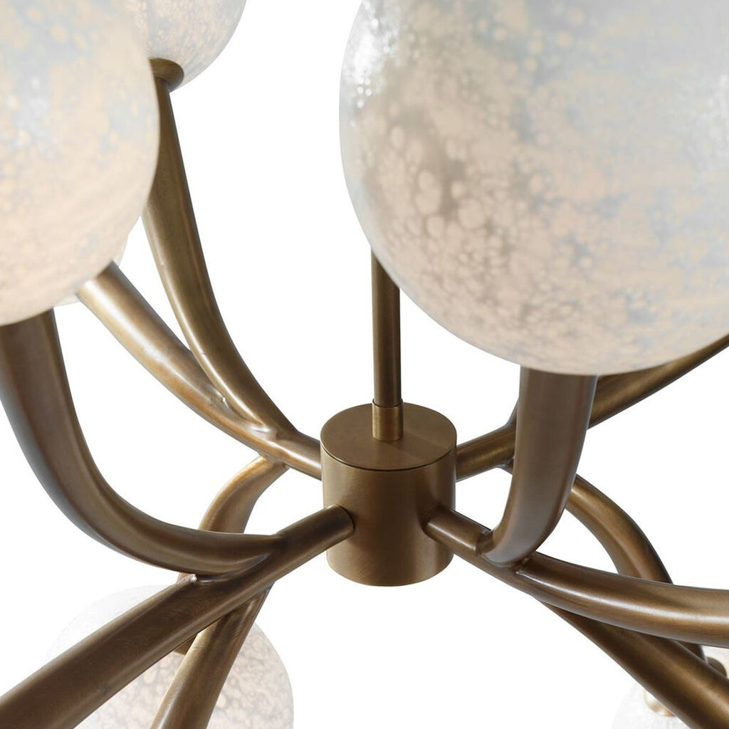 ESMERELDA 12 LIGHT CHANDELIER ROUND BRONZE