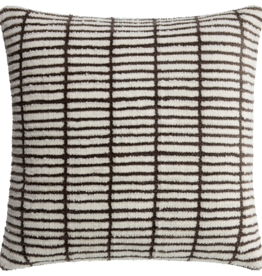 FENCE LINE DOWN FILLED PILLOW 18" GREY NATURAL