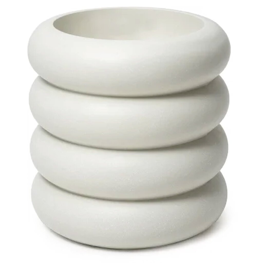 DONUT POT WHITE