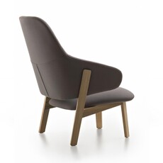 WOLFGANG HIGHBACK LOUNGE CHAIR + FOOTSTOOL By HUPPE