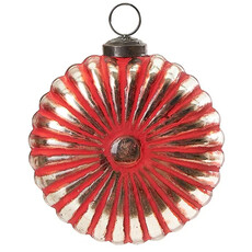 FLUTED ORNAMENT RED