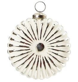 FLUTED ORNAMENT WHITE