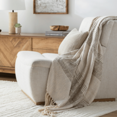 VELORA THROW 4'X5' LIGHT BEIGE