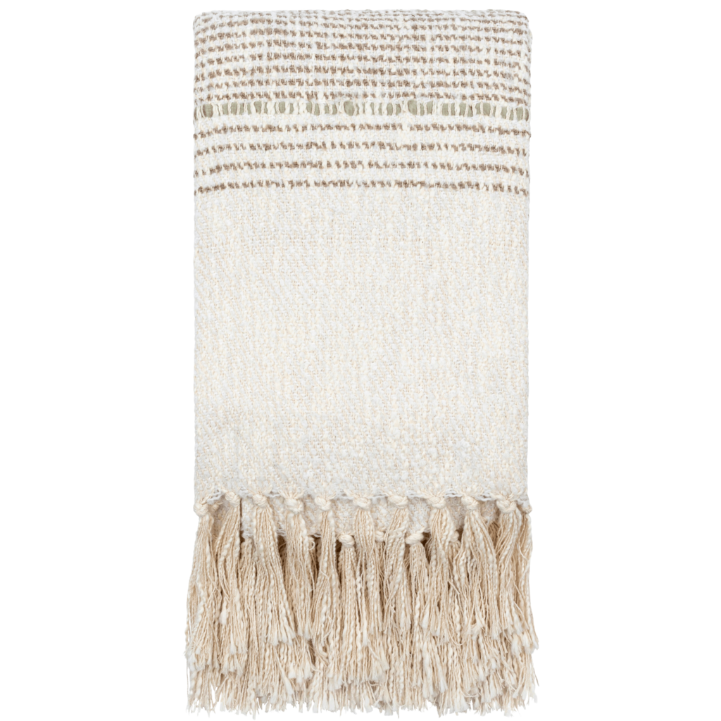 VELORA THROW 4'X5' LIGHT BEIGE